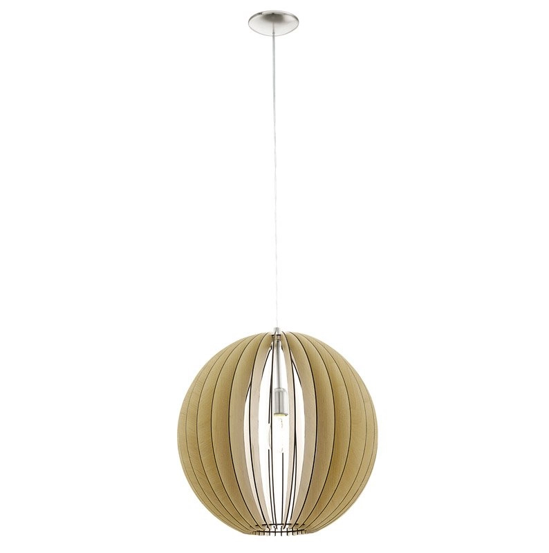 Pendant lamp Cossano 50cm mapple wood Eglo 9002759947651