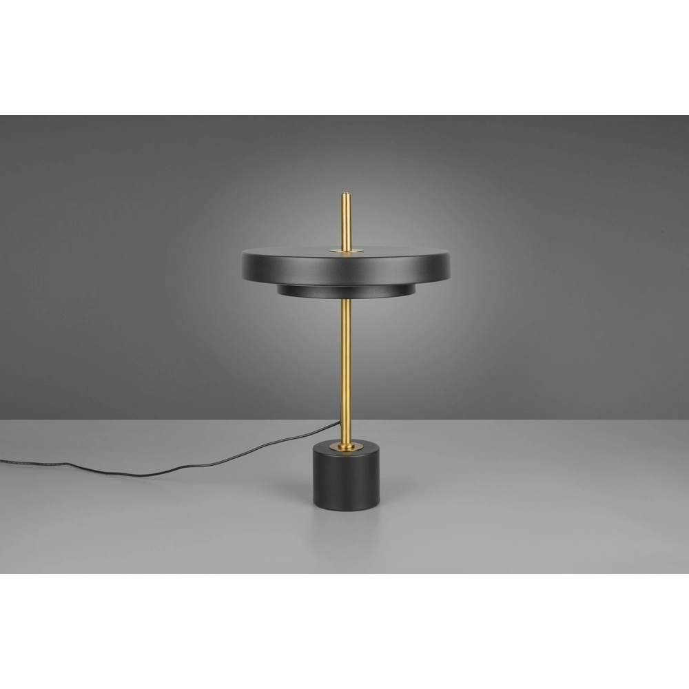 Design table lamp Keaton black with gold Trio 4017807655865