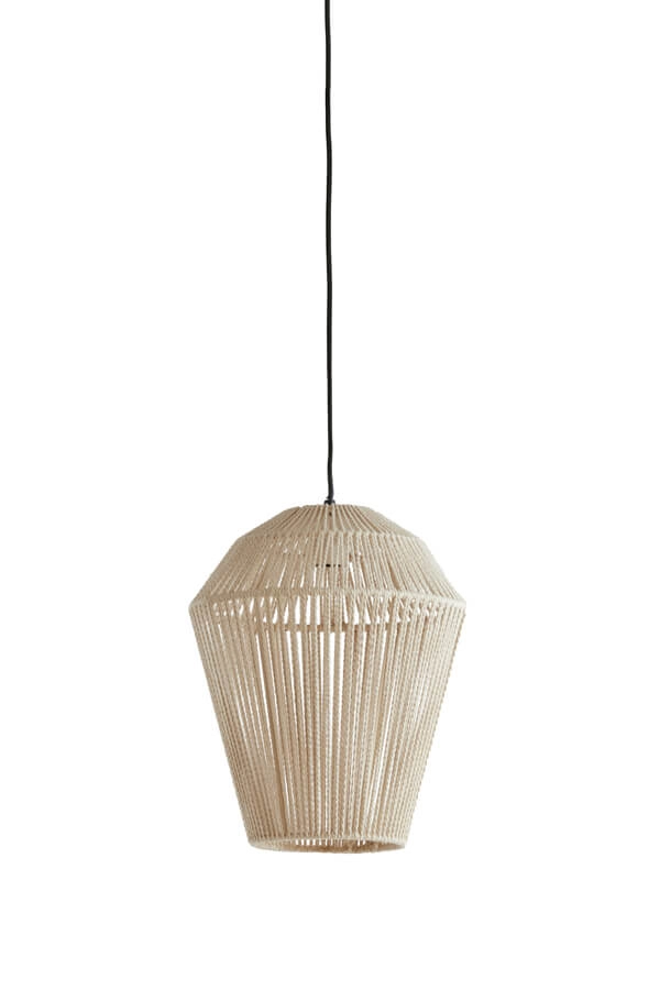 Scandinavian pendant lamp Deya cream Ø 30cm Light & Living 8717807744946