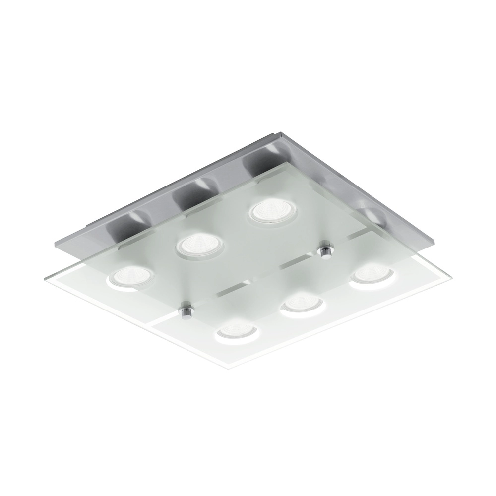 Ceiling lamp Cabo-Sd M Square Nickel