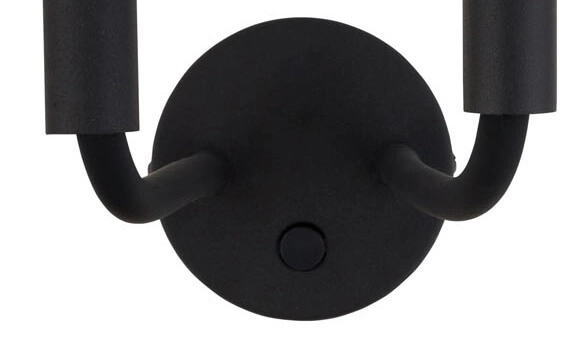 Black wall lamp Stalactite 2-light Lyora 5903139835398
