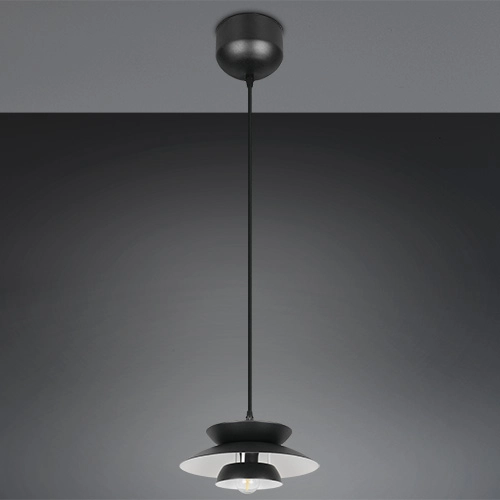 Pendant lamp design Amarila black Ø 25cm Trio 4017807682762