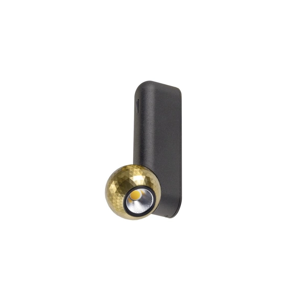 Wall lamp Dysko black with gold single SLV 4024163317122