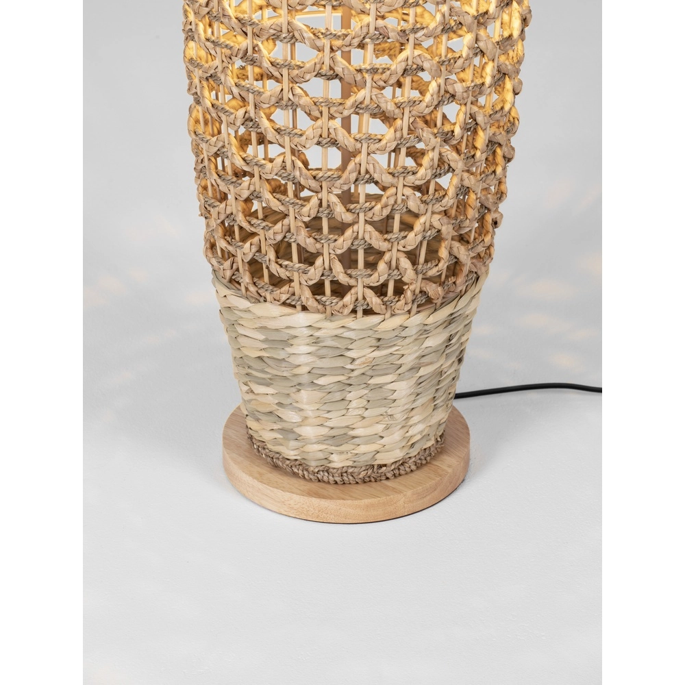Floor lamp Anada brown Ø 33cm Lyora 5212017477484