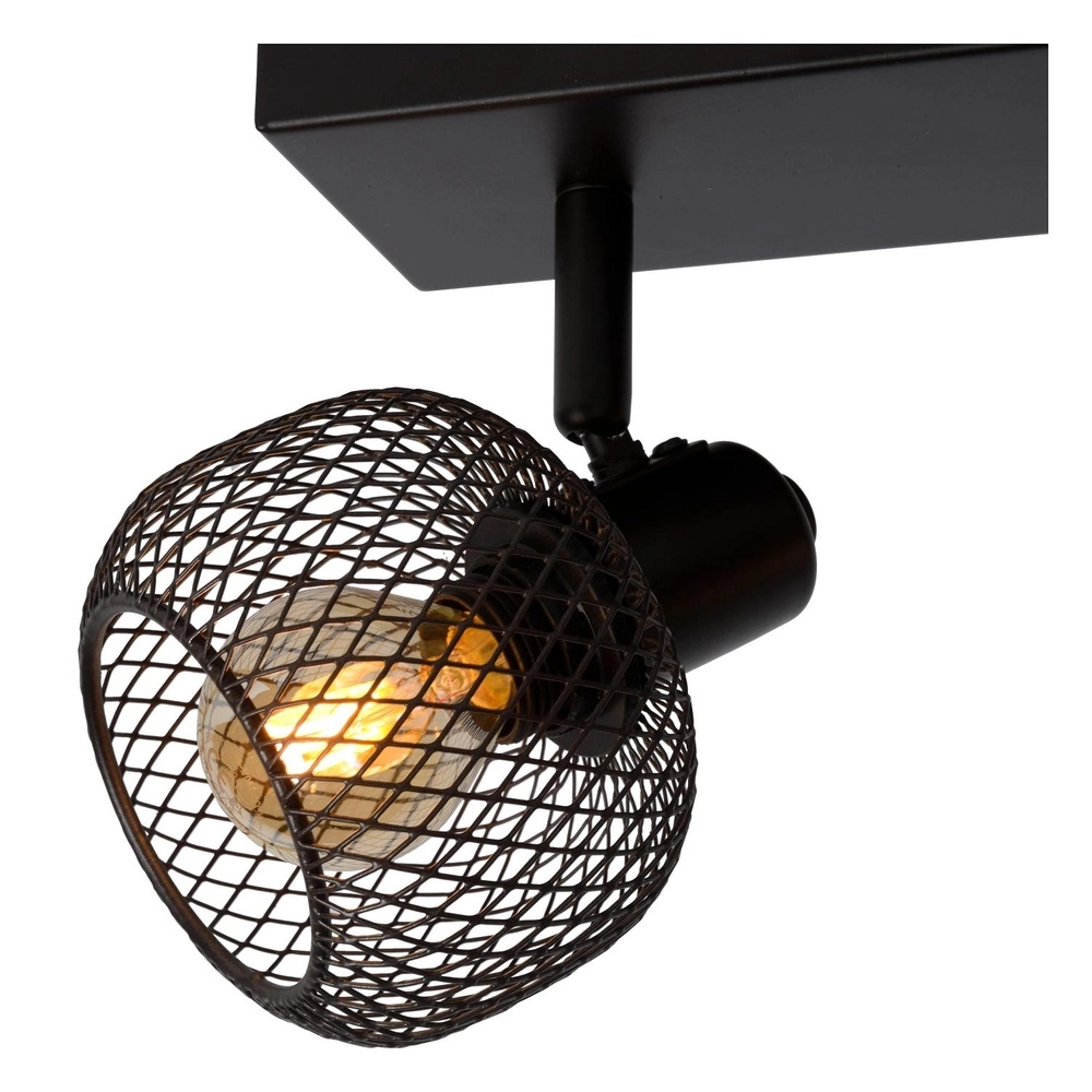 Ceiling light Maren 2-light black Lucide 5411212771094