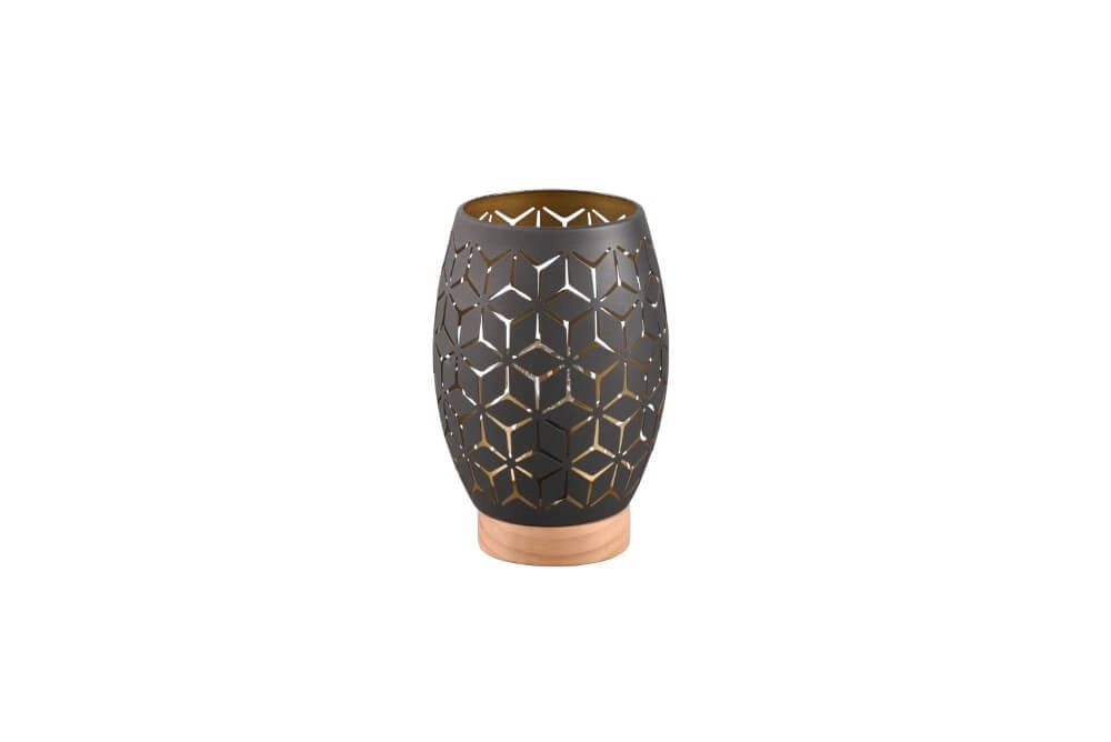 Black gold table lamp Bidar