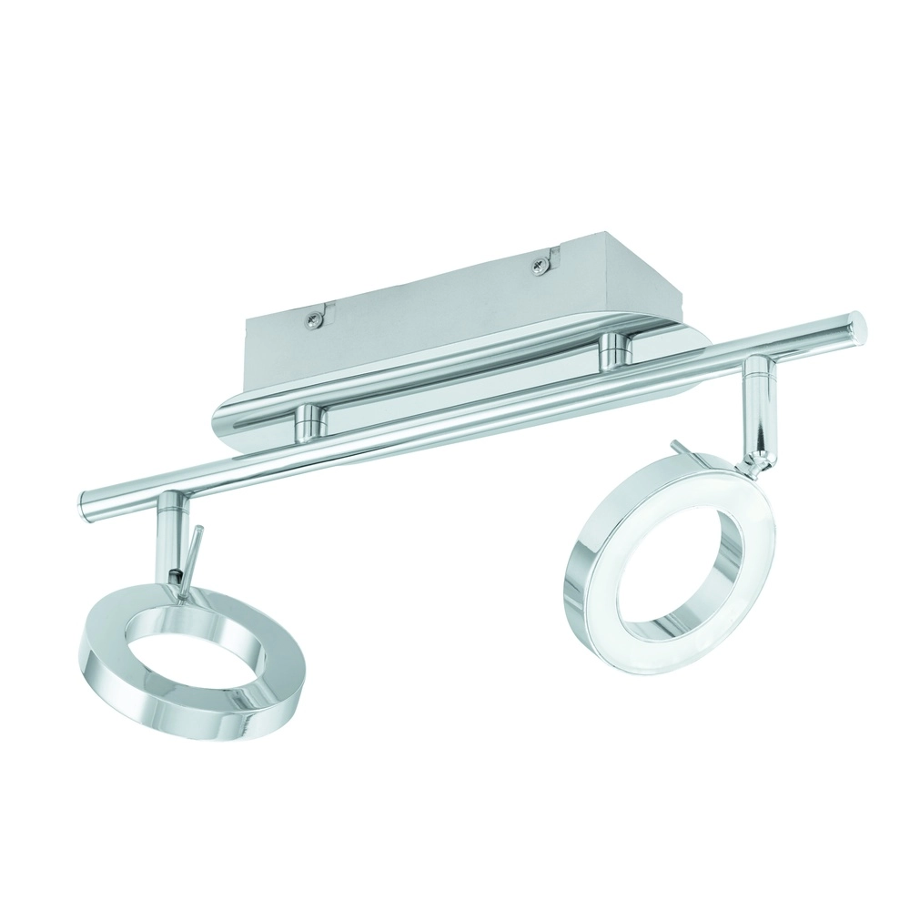 Ceiling lamp Naudella 2-light chrome