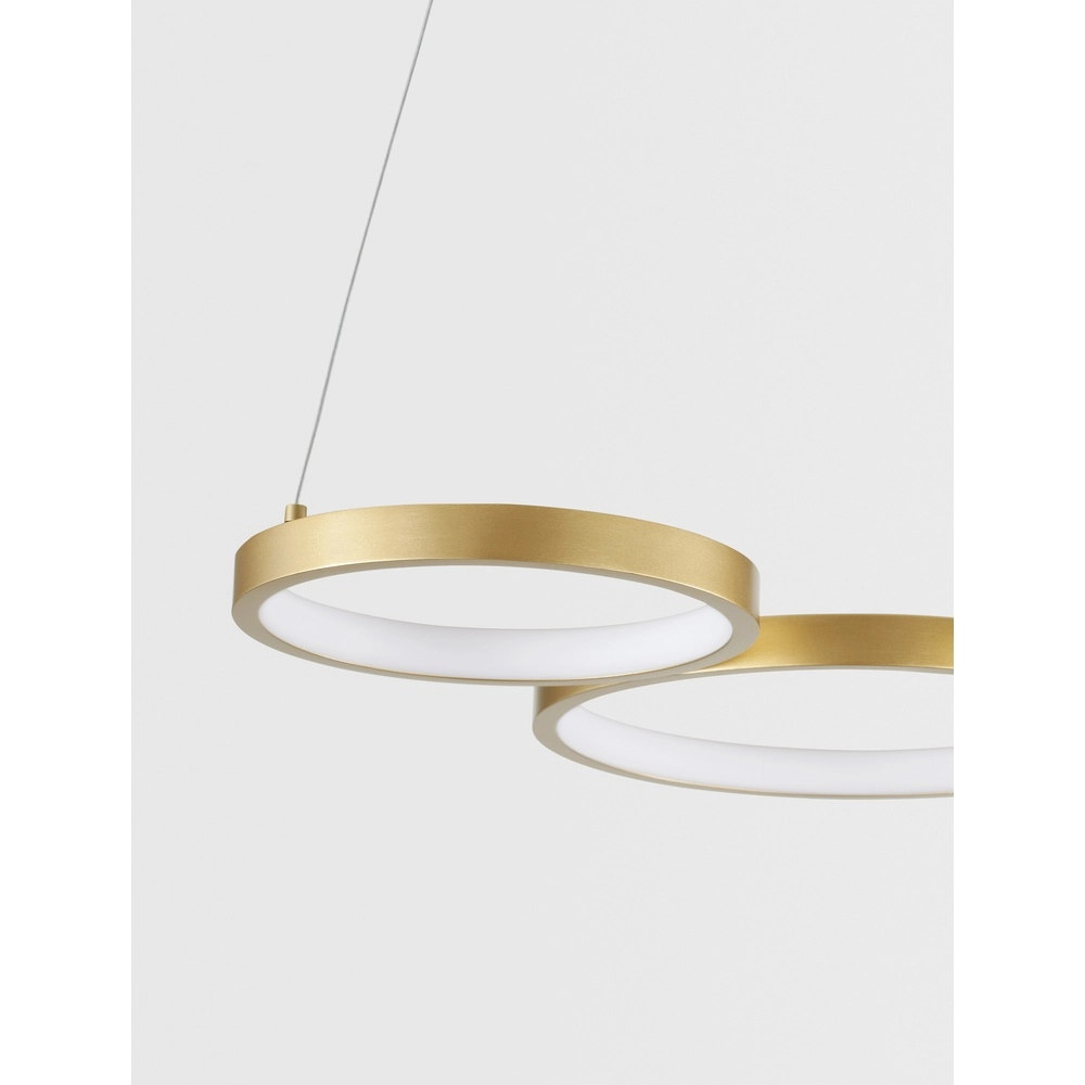 Modern pendant lamp Magnus gold 55cm Lyora 5212017433176
