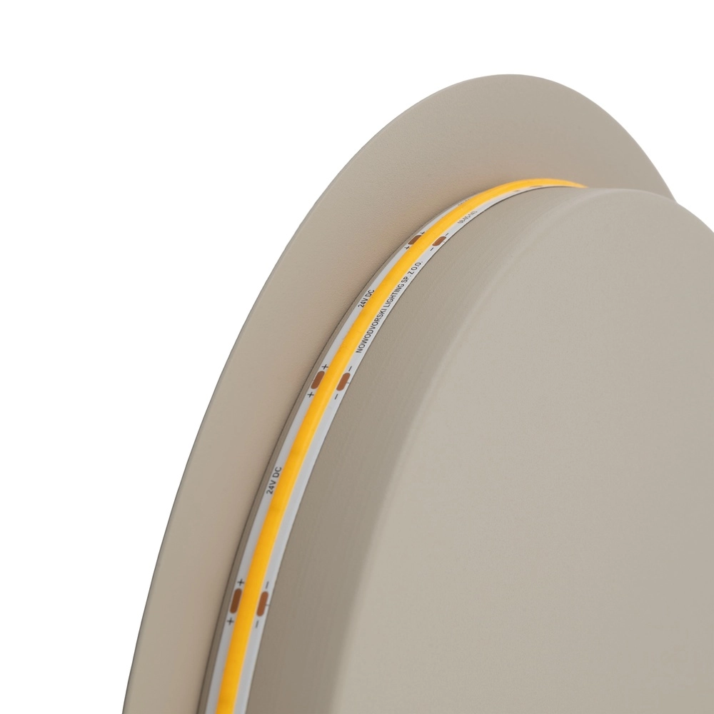 Design wall lamp Ring sand brown Ø 35cm Lyora 5903139126540