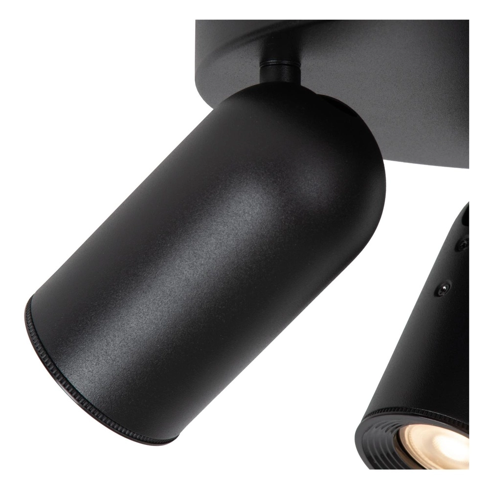 Ceiling spotlight Punch 3-light black Lucide 5411212134349