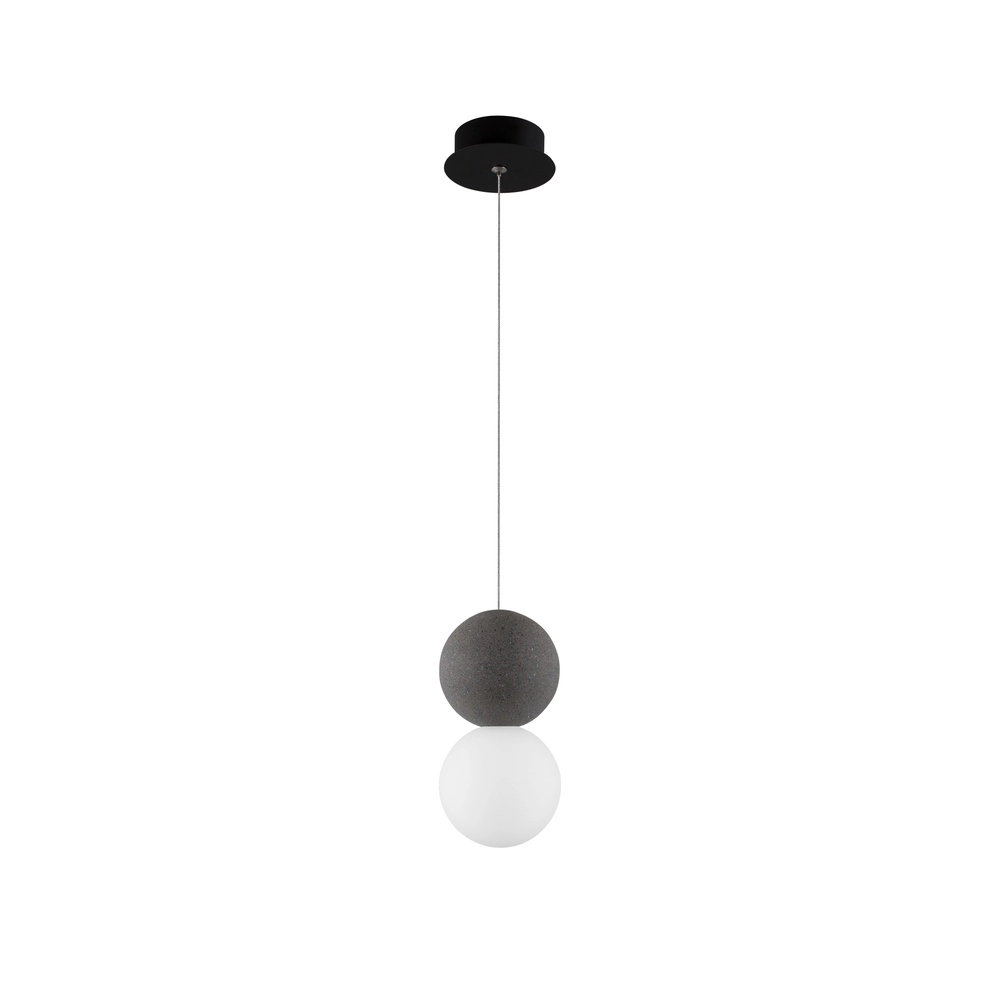Pendant lamp Zero Grey with white Lyora 5212017426949