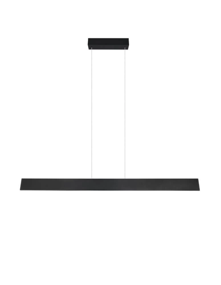 Led Office Pendant Light Galway 150cm - black Trio 4017807616668