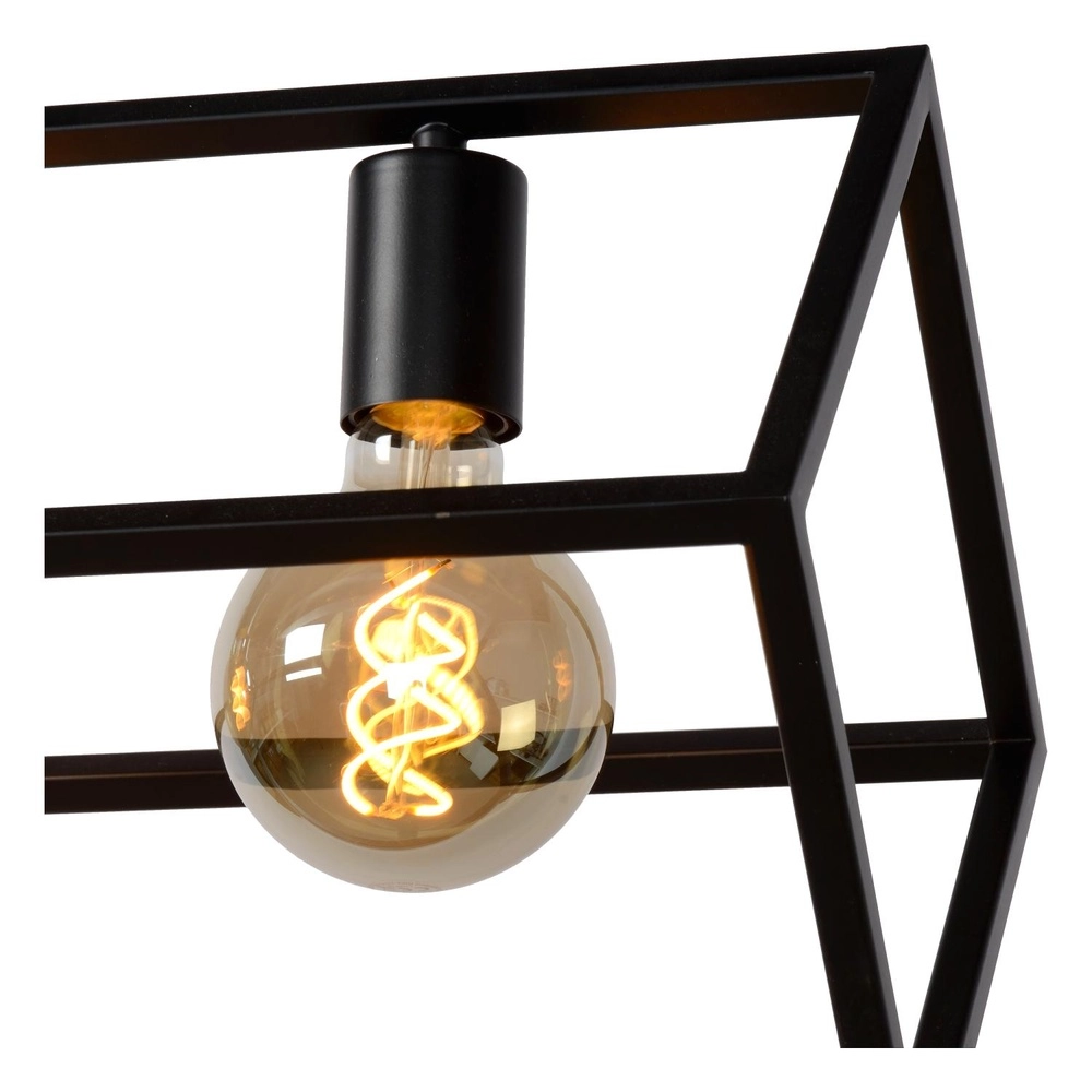 Modern pendant lamp Fabian 4-light black Lucide 5411212010803