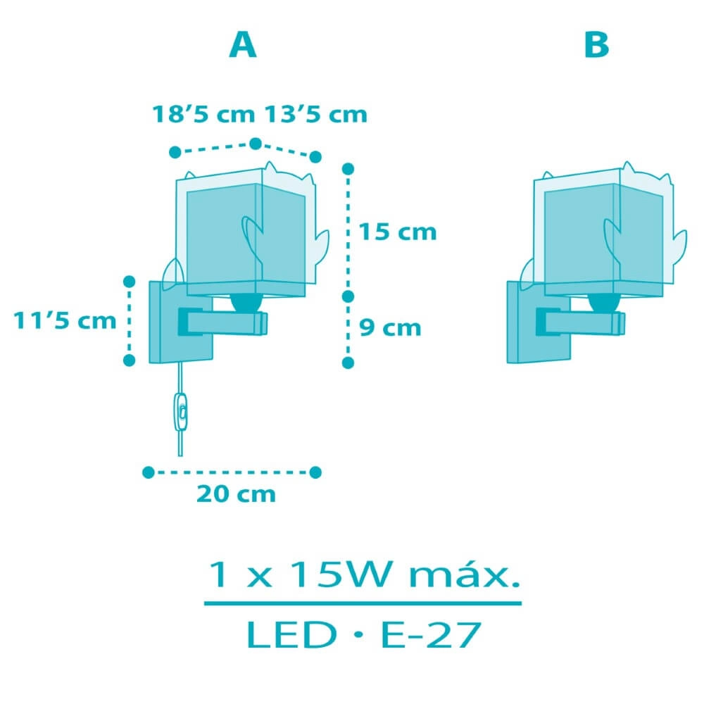 Children's wall lamp Little Owl Dalber 8420406643991