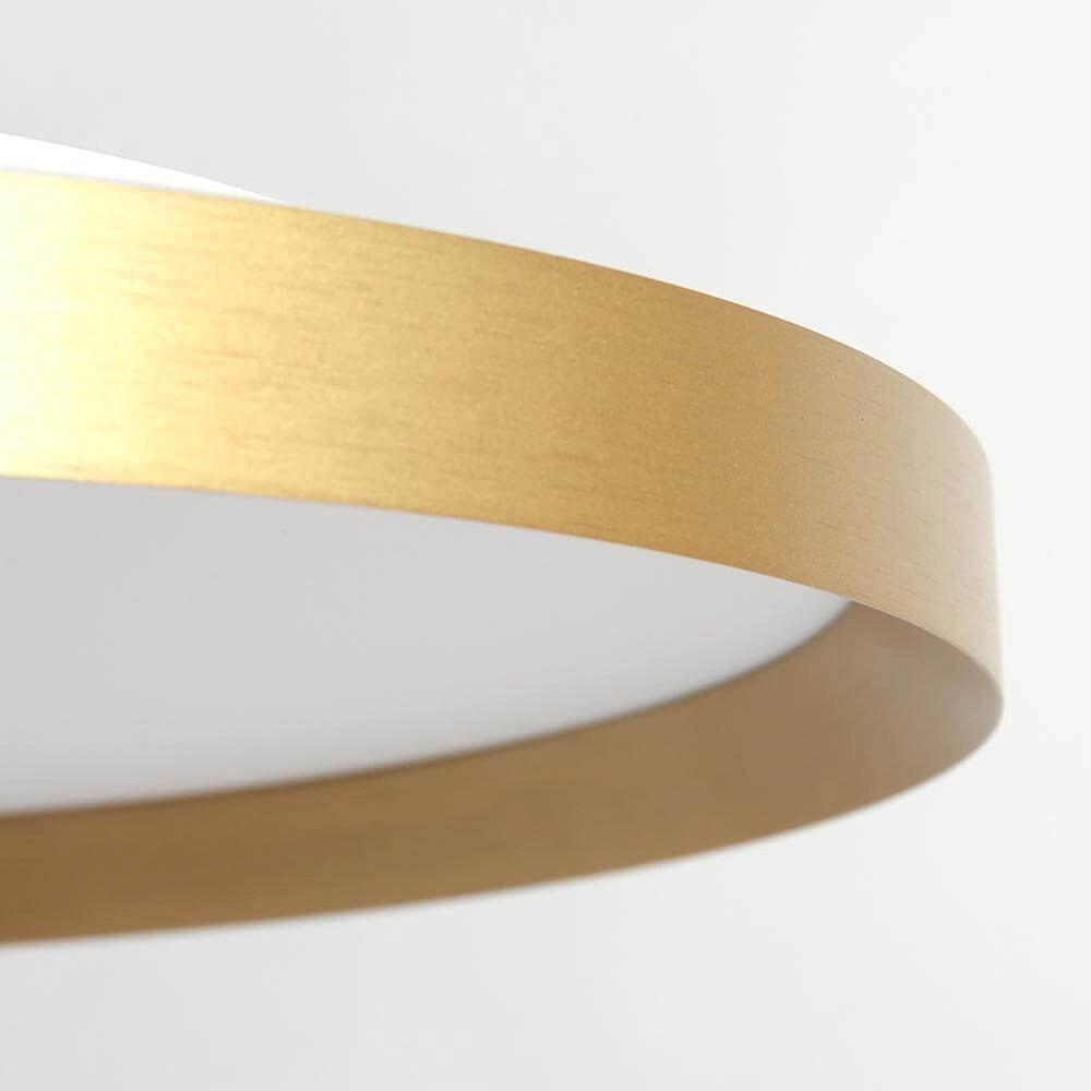 Sleek ceiling lamp Flady gold Ø 50cm Steinhauer 8712746171853