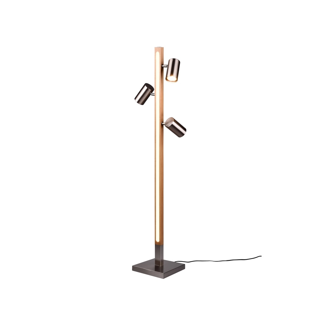 Design floor lamp Marley nickel