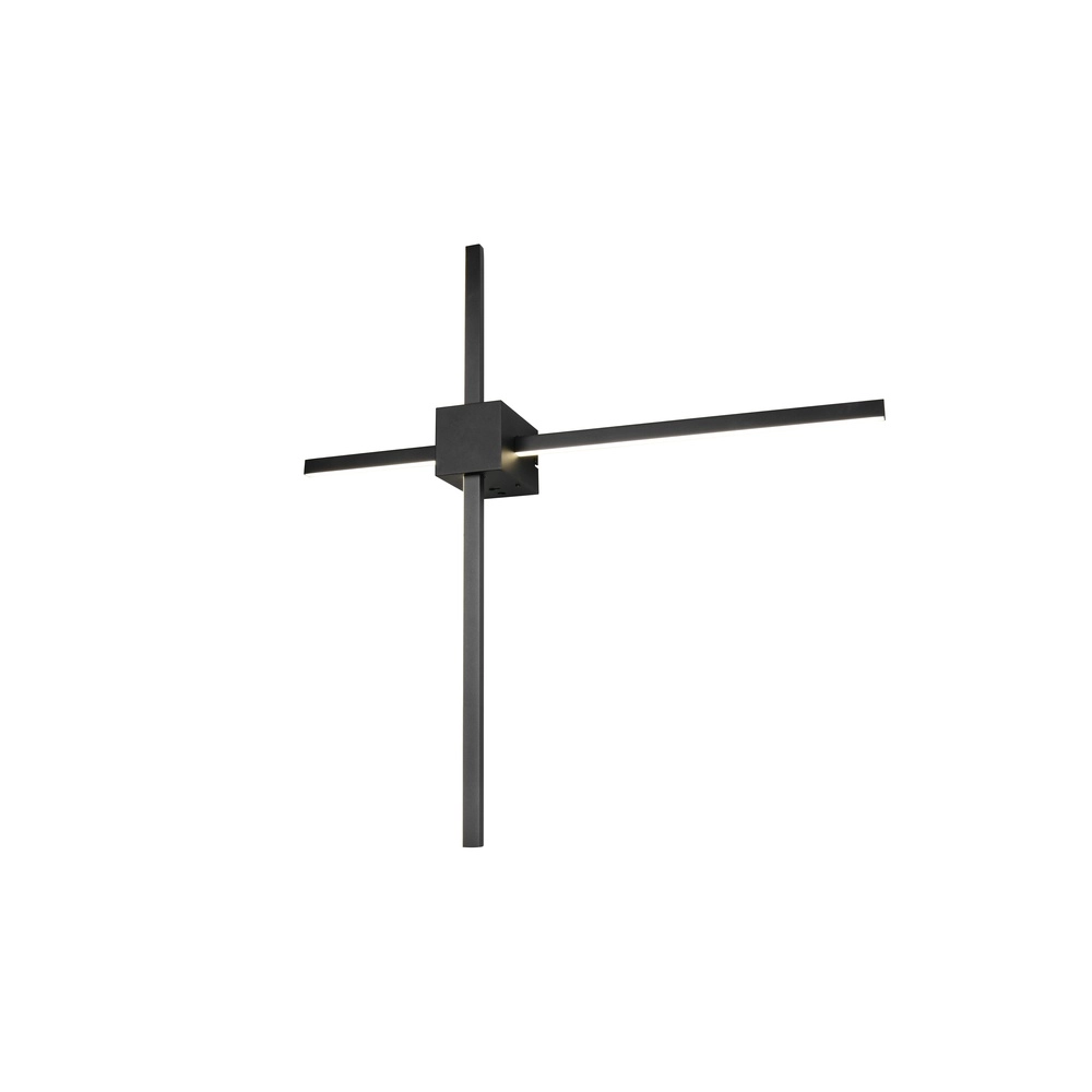 Modern wall lamp Cassino black 67.5cm Trio 4017807683202