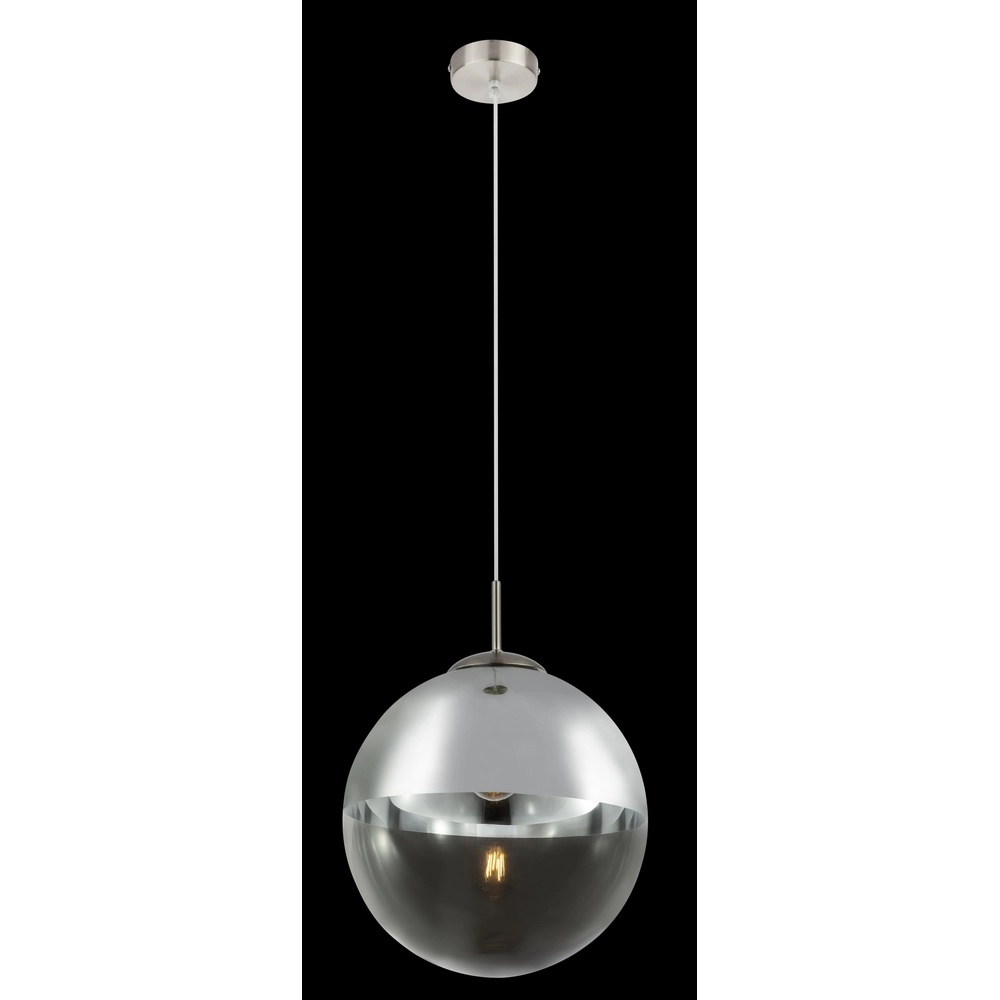 Pendant lamp Varus nickel Ø 30cm Globo 9007371377442