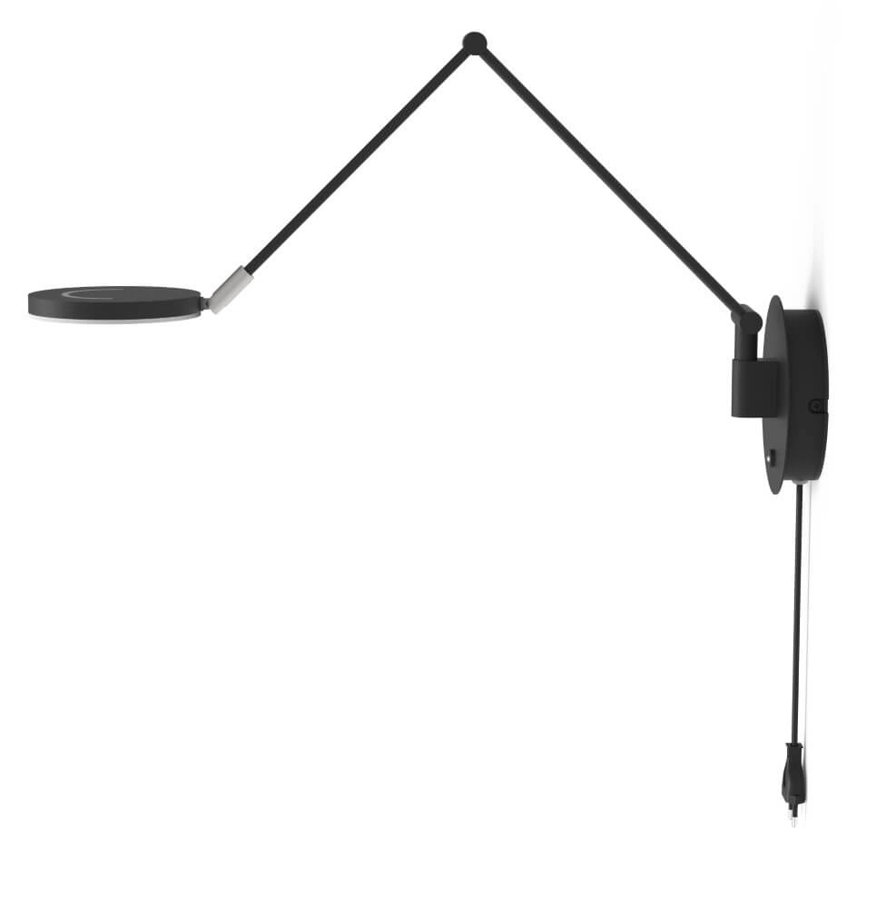 Wall reading lamp Soleil black Steinhauer 8712746147469