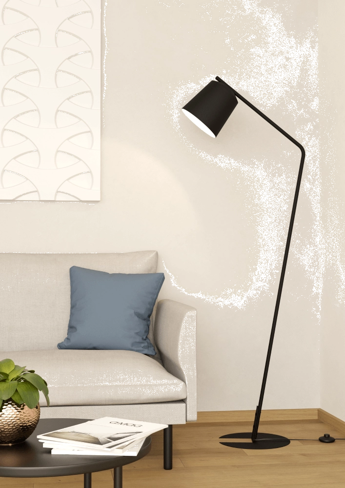 Black floor lamp Oneda Eglo 9008606243723