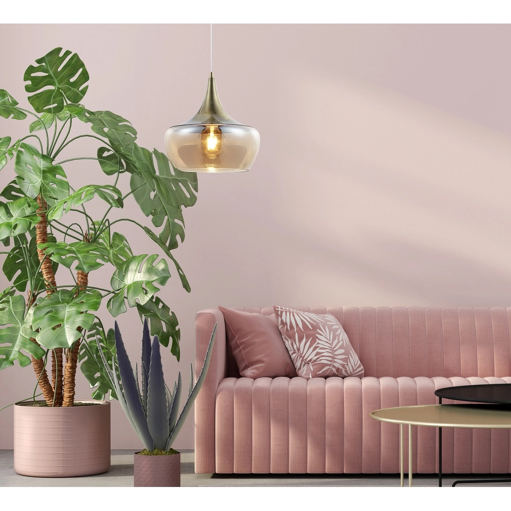 Design pendant lamp Arola Gold Globo 4048194050575