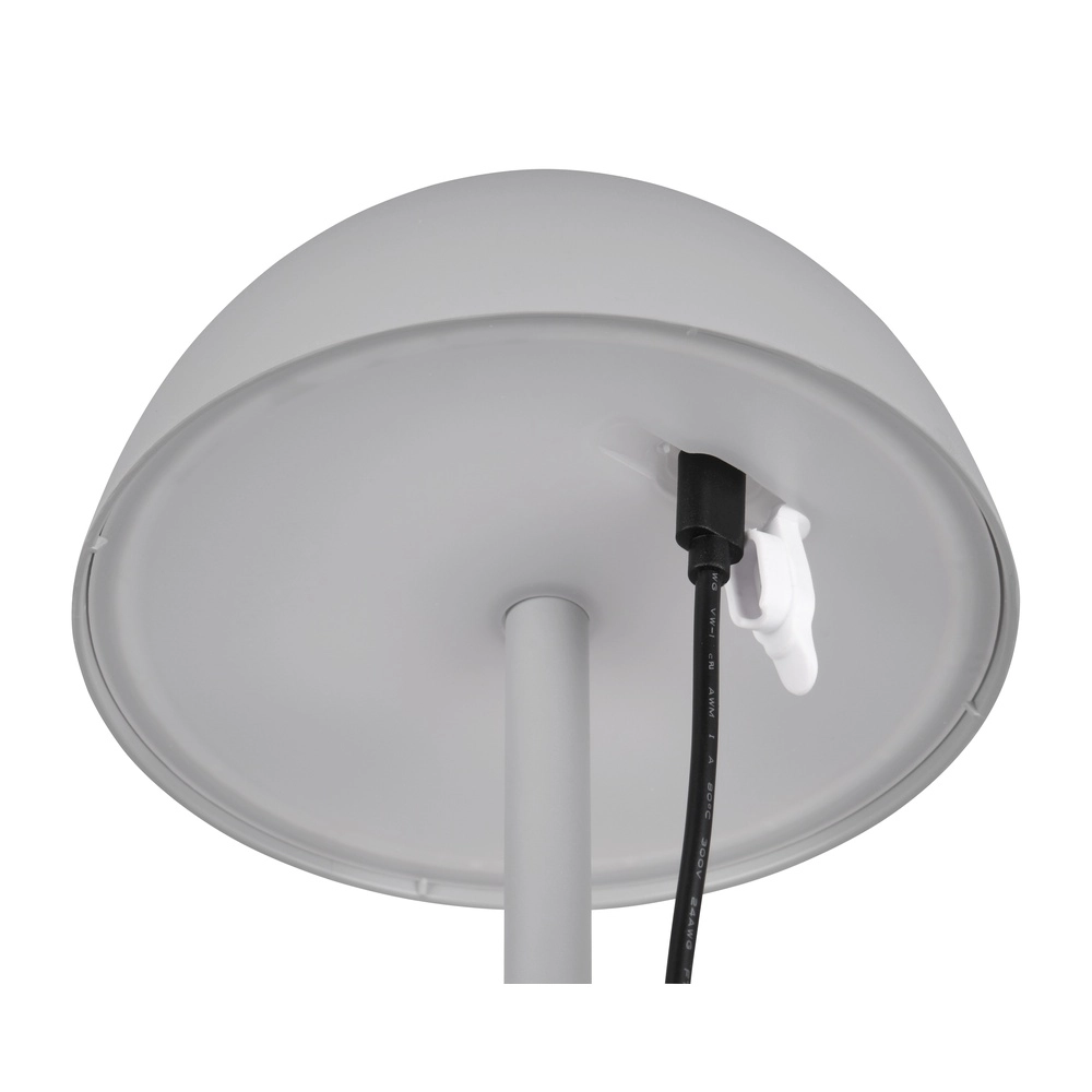 Table lamp Ricardo grey Ø 13.5cm Trio 4017807601824