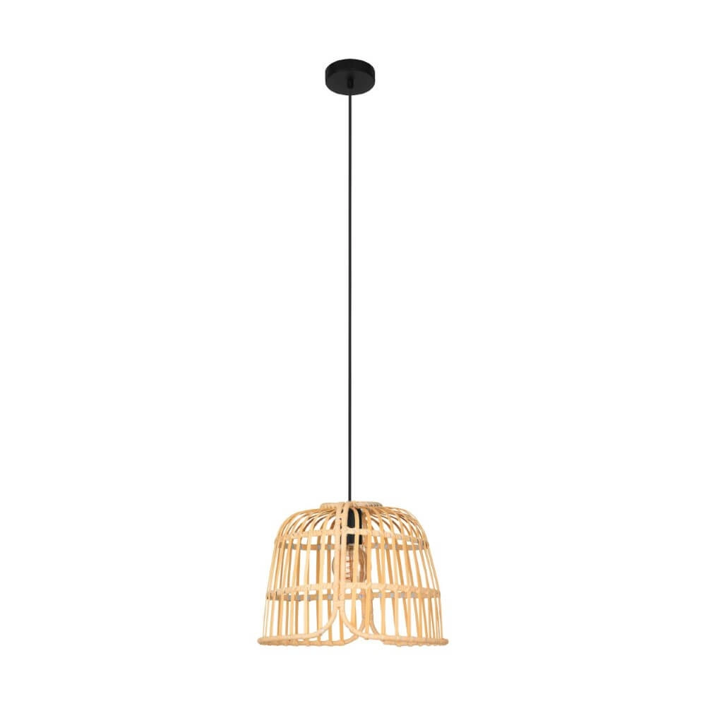 Rattan hanging lamp Glyneath Ø 37.5cm Eglo 9002759438739