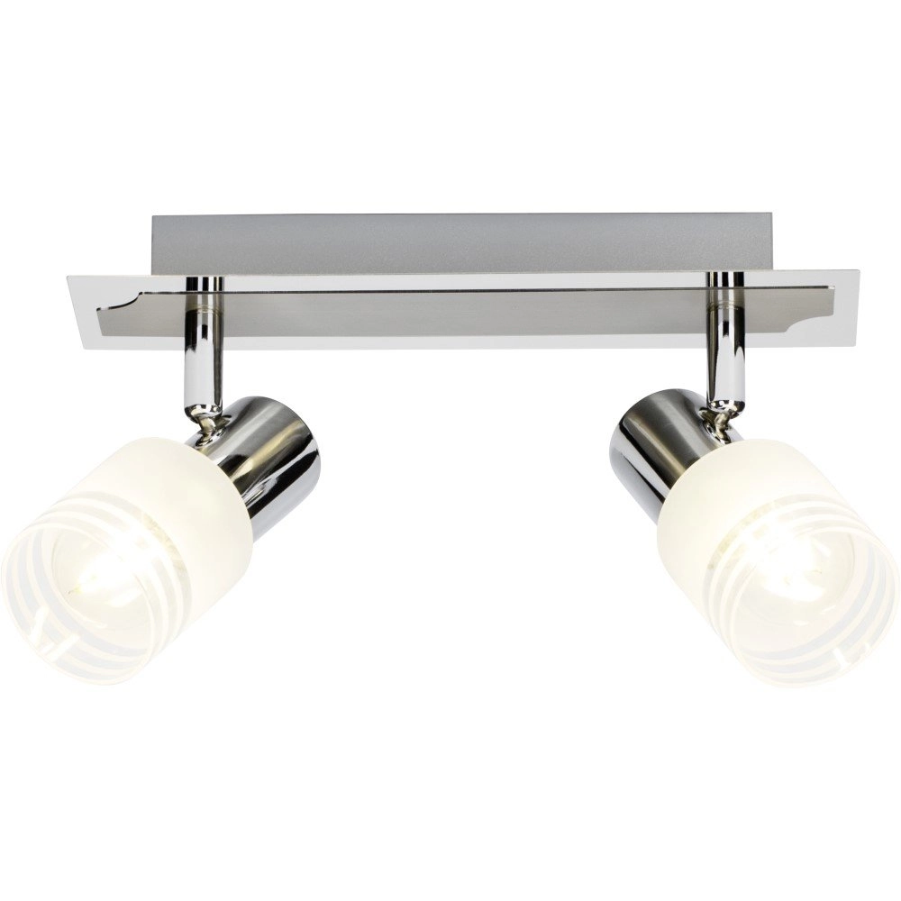 Design ceiling spotlight Lea 2-light grey