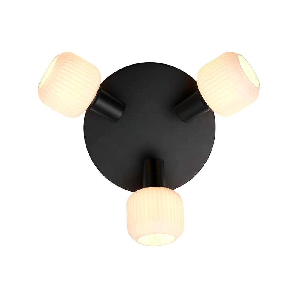 3-light ceiling lamp Milford black Nordlux 5704924018657