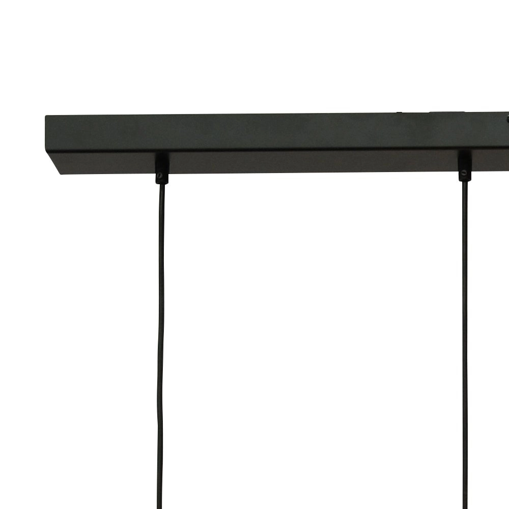 Black hanging lamp with gold Bounty 5-light curio glass Masterlight 8718121247700