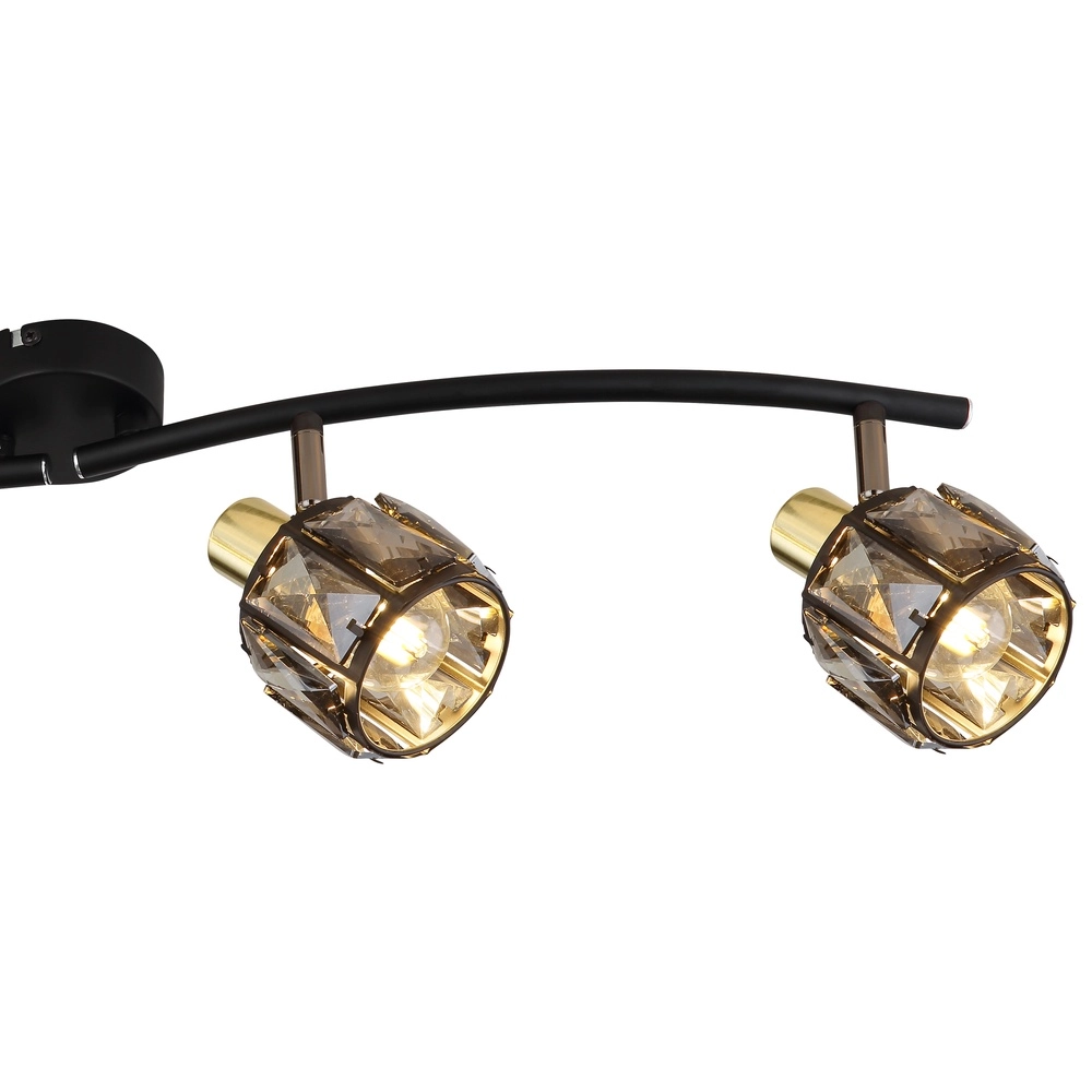 4-light ceiling lamp Indiana Black Globo 9007371443055