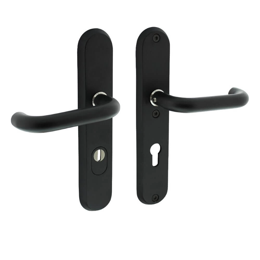 Backdoor hardware Aurano PC 72mm core pull protection oval black