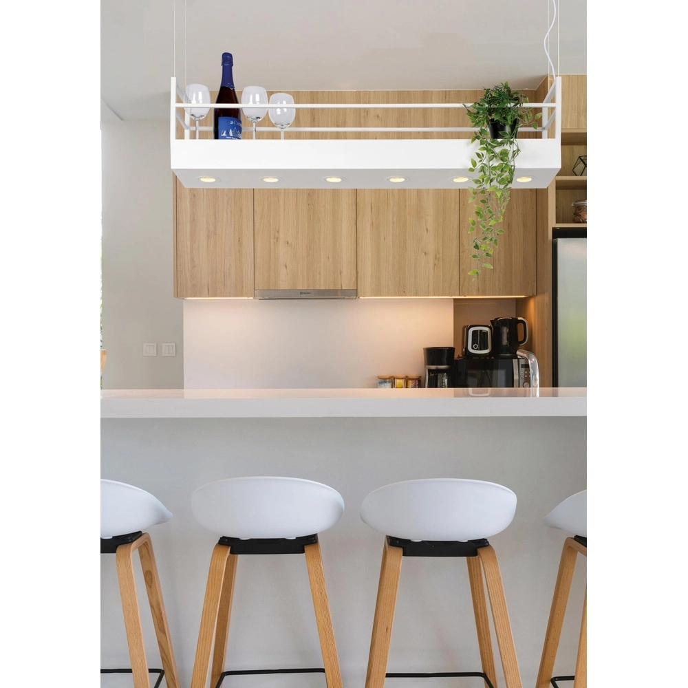 White pendant lamp Miravelle Design Lucide 5411212211446