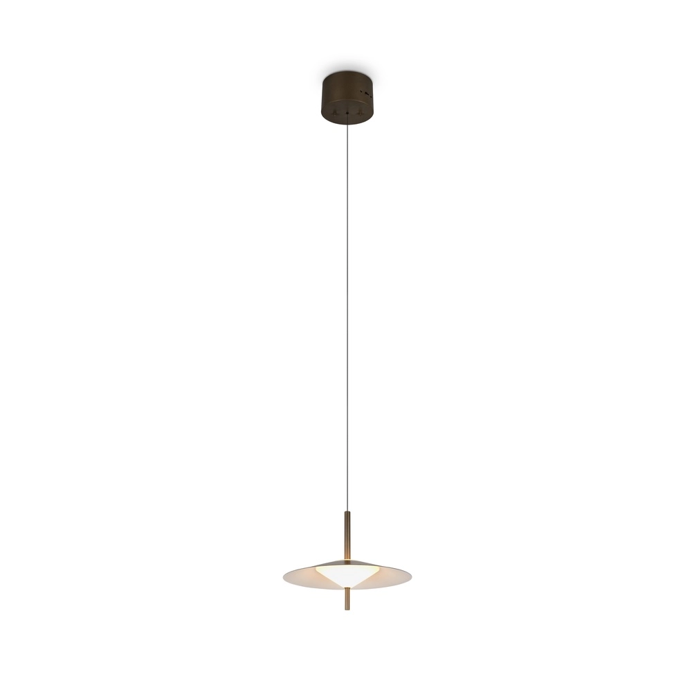 Design pendant lamp Amalo platinum brown Ø 30cm