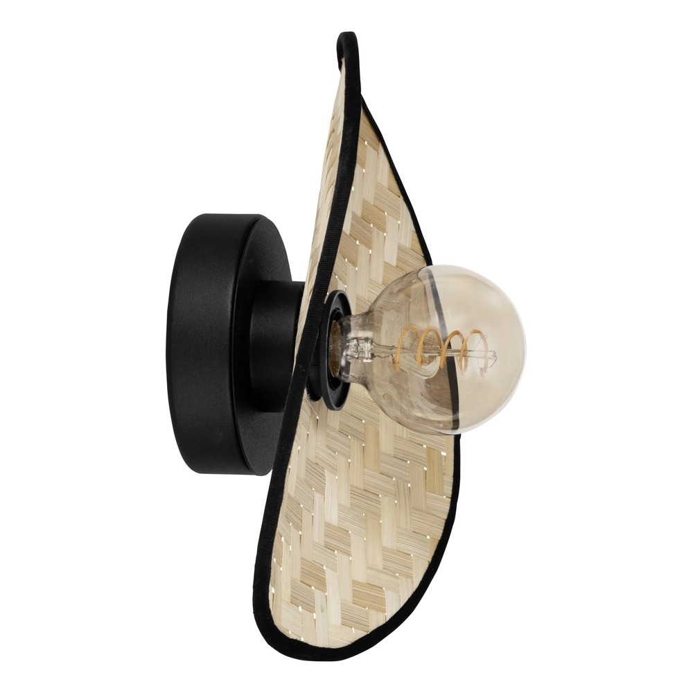 Rattan wall lamp Marywell Ø 30cm - 1x E27