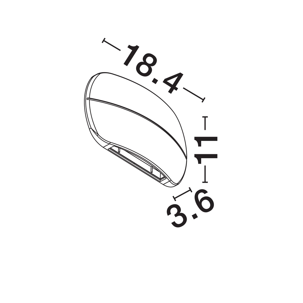 Design wall lamp Prato white Lyora 5212017453099