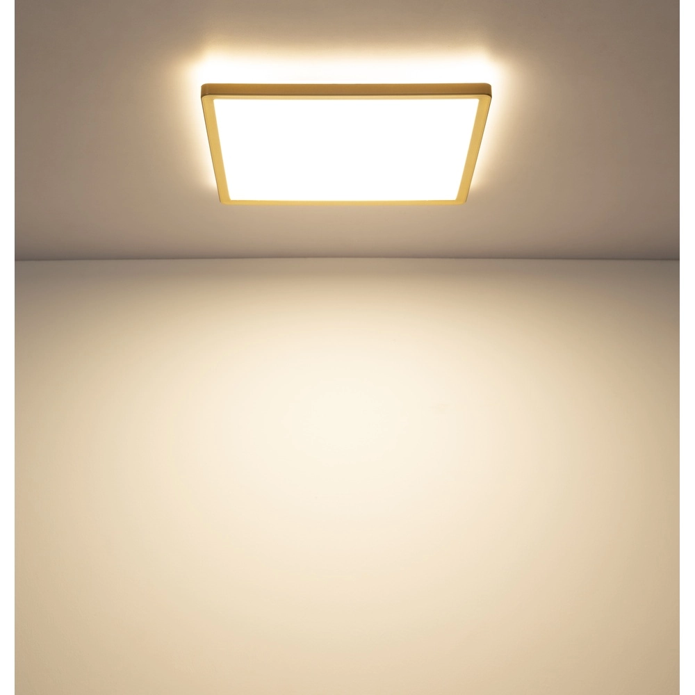 Ceiling light Sapana square 29.4cm gold Globo 9007371457427