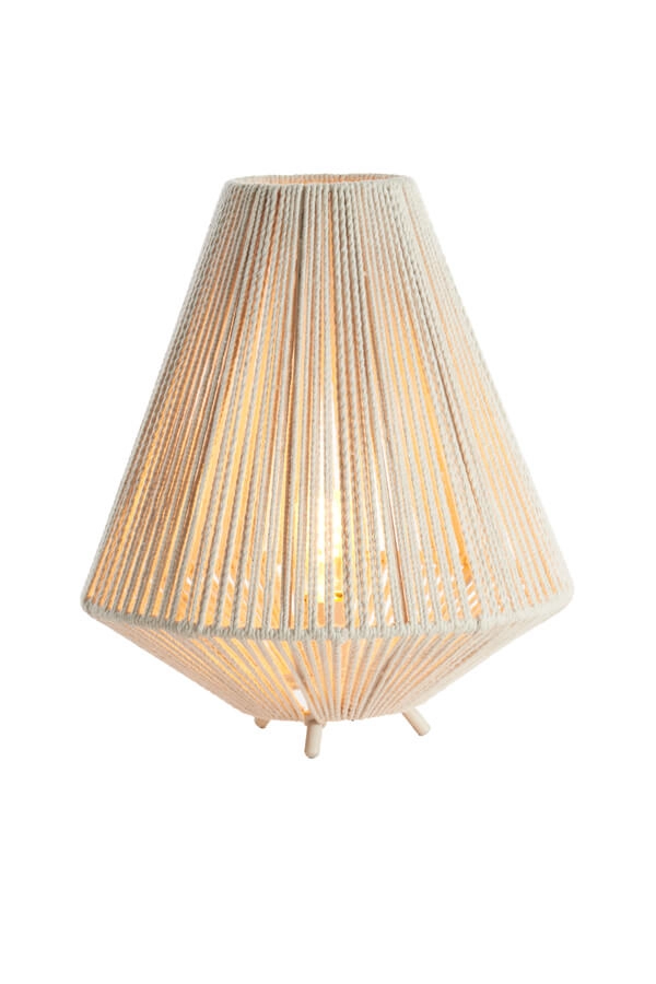 Table lamp japandi Felida Ø 35cm cream