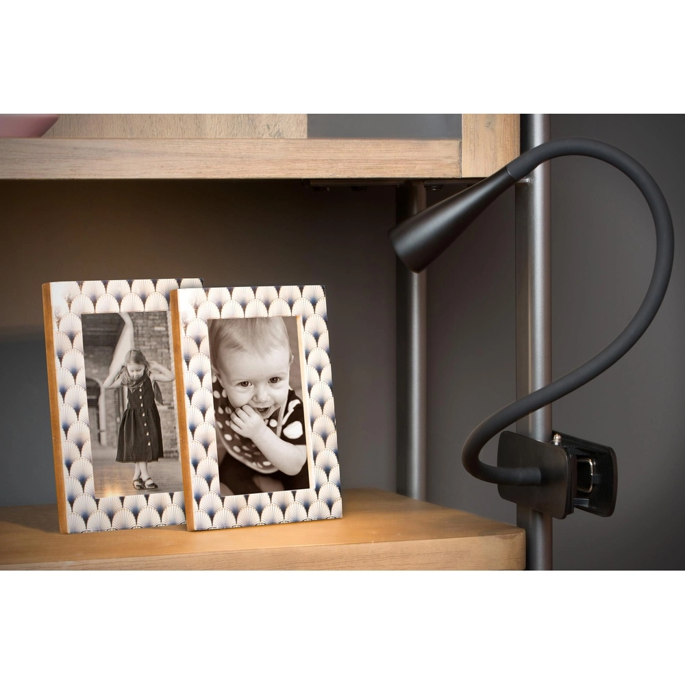 Clamp light Zozy Black Lucide 5411212185839