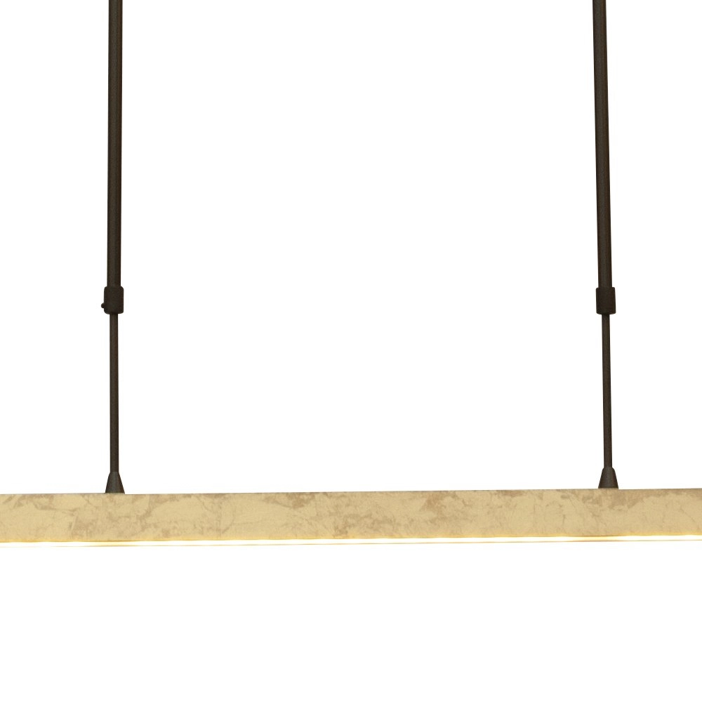 Black hanging lamp Real 3 with gold 160cm Masterlight 8718121219677