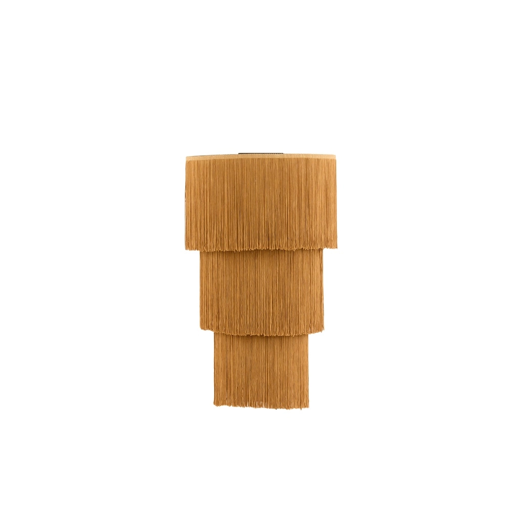 String wall lamp Malaika Brown
