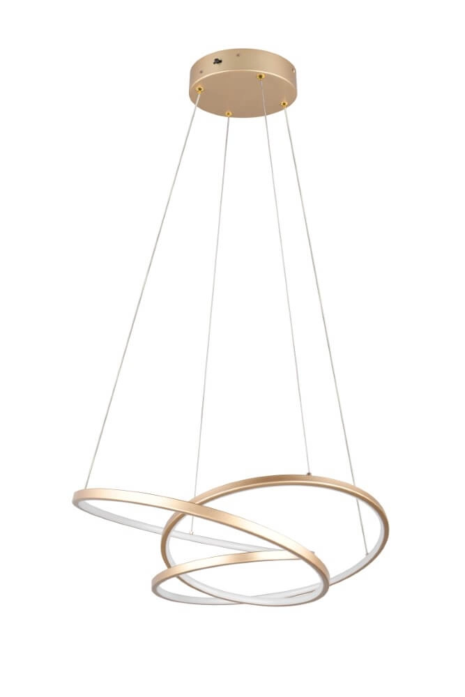 Vide pendant lamp Darvin gold - 62cm Trio 4017807616040