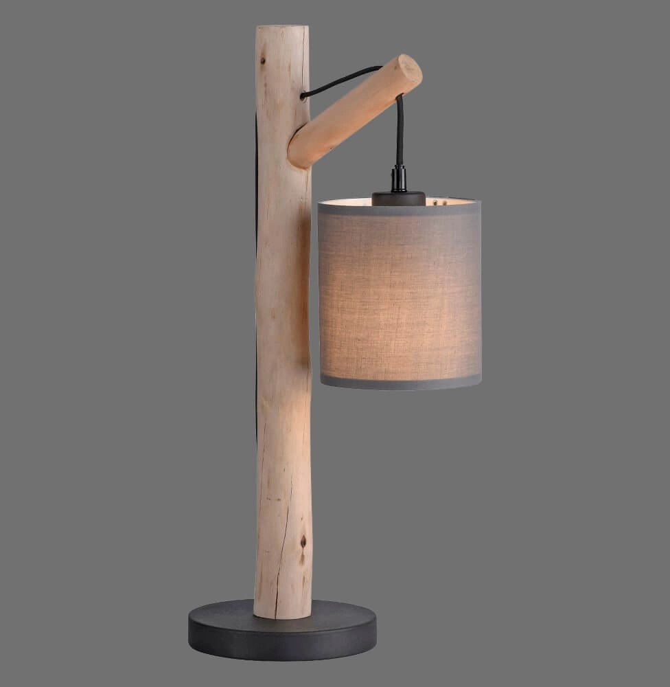 Country table lamp Green Tribu Taupe Just Light 4043689995188