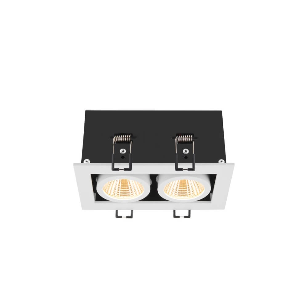 Square LED recessed spotlight Kadux Double 2x Led - white - 3000K SLV 4024163279079