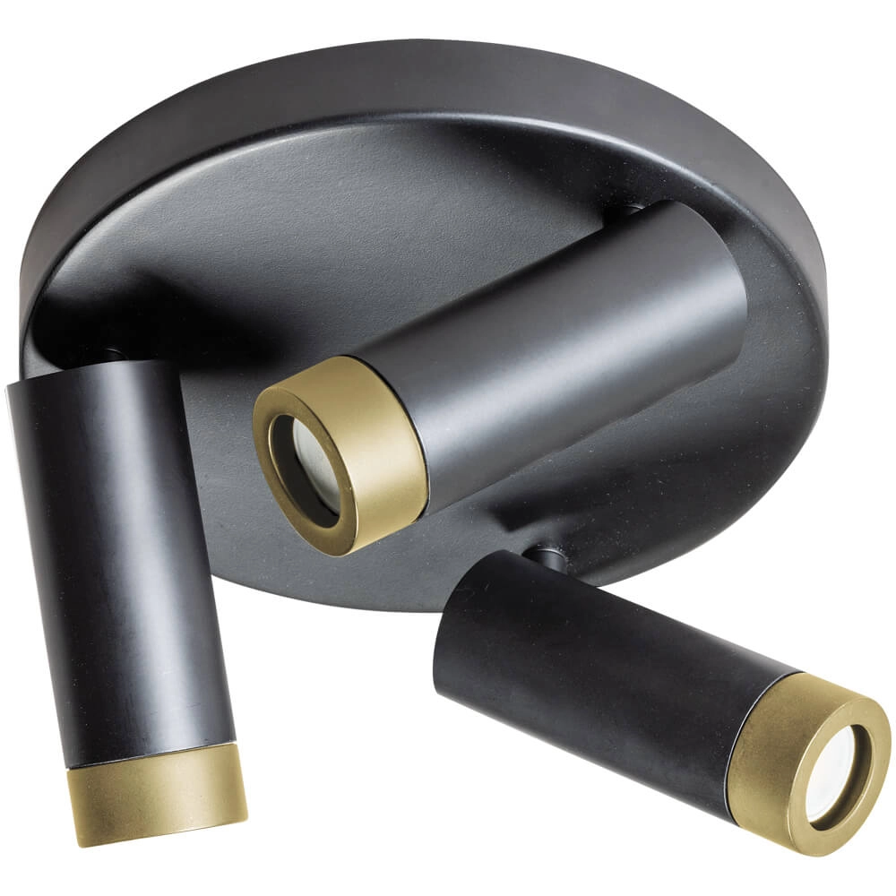 3-light spot Miller black