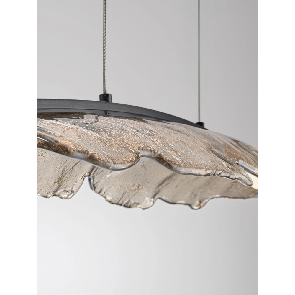 Design pendant lamp Amado anthracite with mocha 104cm Lyora 5212063500273