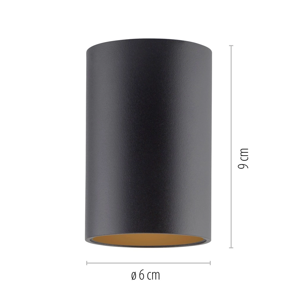 Ceiling surface-mounted spot Pure Point Ø 6cm - black pearl Paul Neuhaus 4012248395677