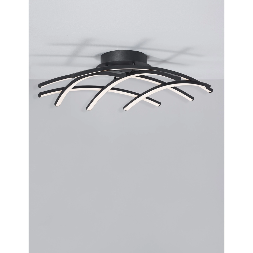 Ceiling lamp Narvi black