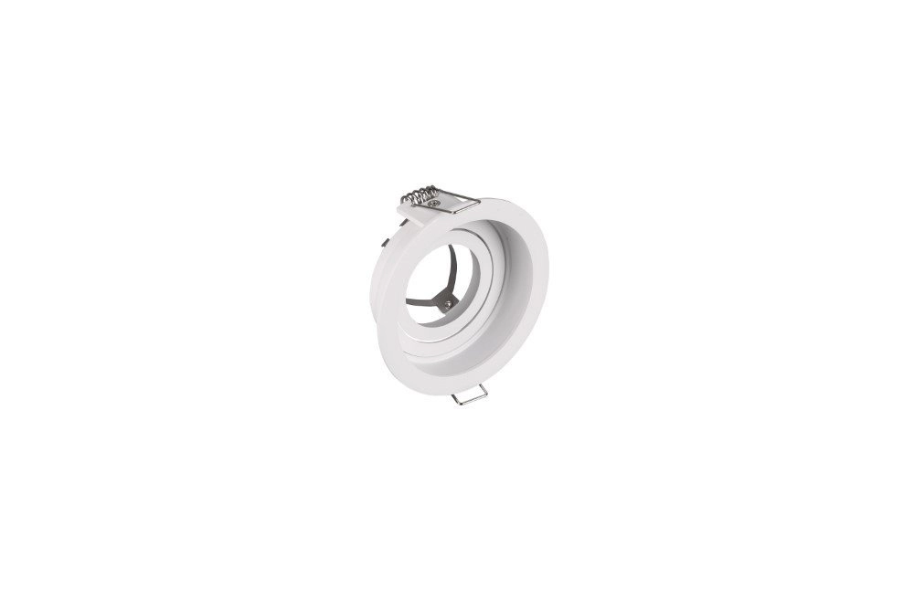 Adjustable recessed spot Kenai GU10 round white Trio 4017807455915