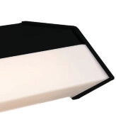 Mirror wall lamp Mirror 88cm black Artdelight 8719831736515